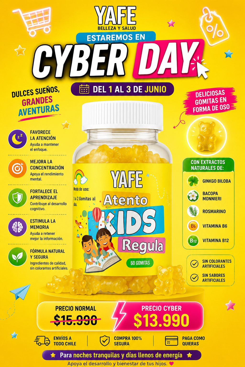 ATENTO KIDS REGULA PRECIO CYBER DAY