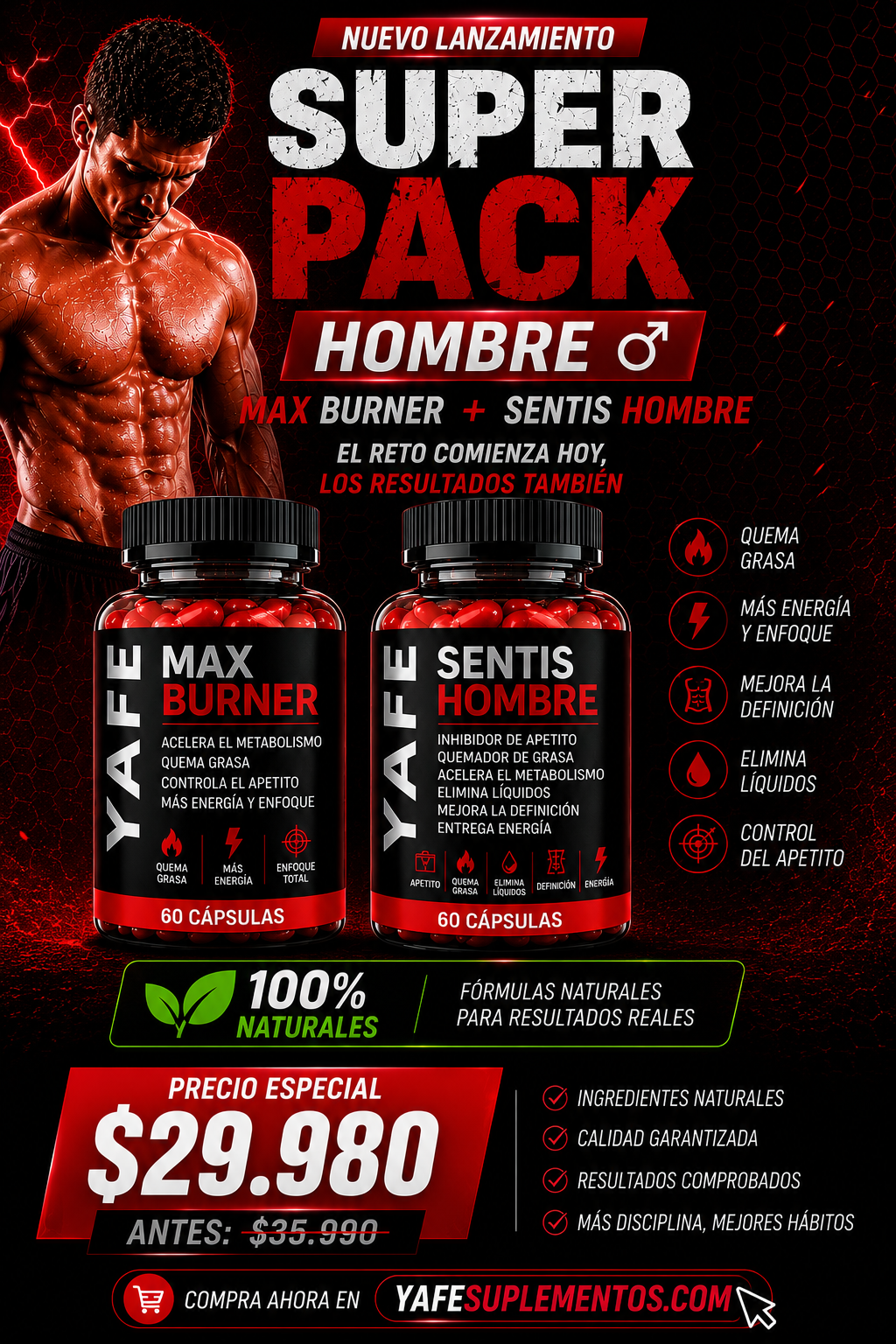 🔥 NUEVO LANZAMIENTO: SUPER PACK HOMBRE 🔥 OFERTA INVIERNO 🥶