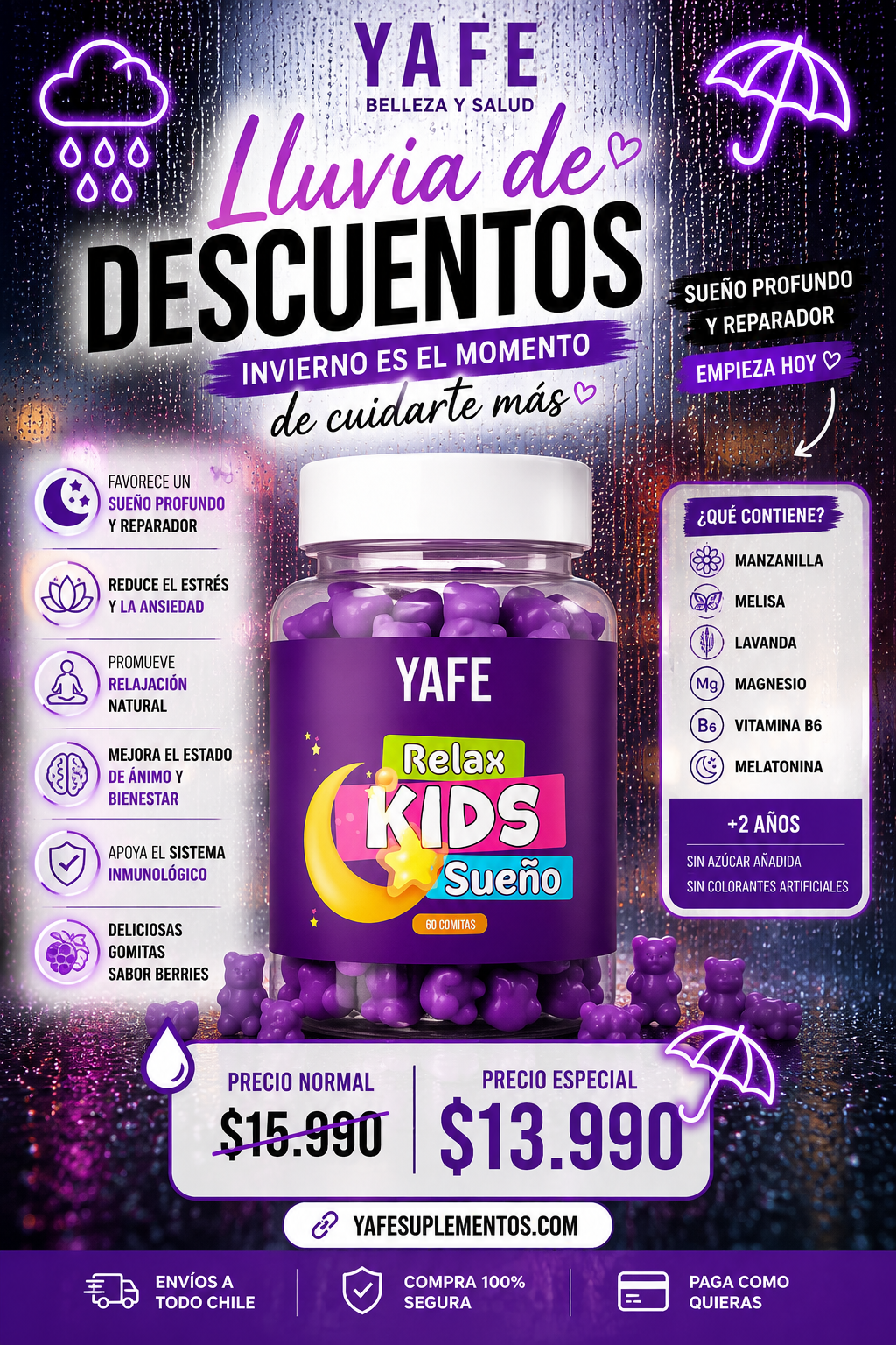 RELAX KIDS SUEÑO OFERTA INVIERNO 🥶