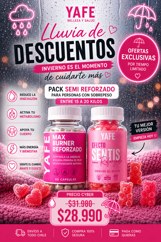 SUPER PACK SENTÍS GOMITA Y MAX CAPSULA OFERTA INVIERNO