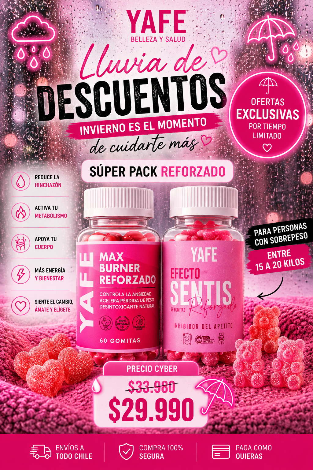 PACK REFORZADO 2.0 ( IDEAL PARA 15 A 20 KILOS DE SOBREPESO ) PRECIO INVIERN0 🥶