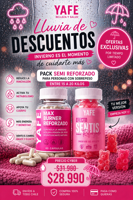 SUPER PACK SENTÍS GOMITA Y MAX CAPSULA OFERTA INVIERNO